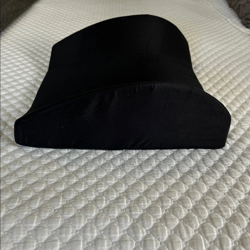 Black Lumbar Support Cushion